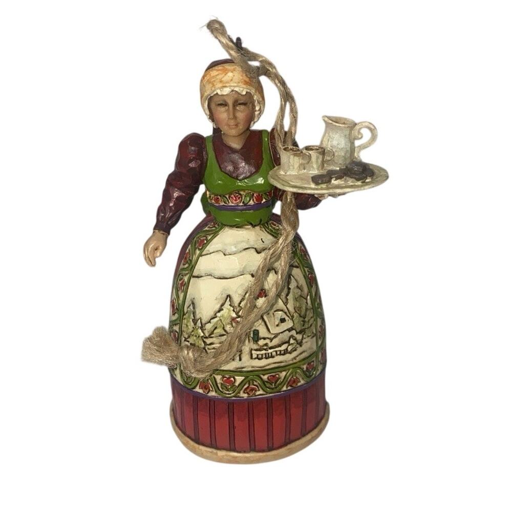 Jim Shore Mrs Claus 2006 Ornament Cookies and Milk Heartwood Creek